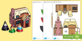 Hänsel und gretel erschraken so gewaltig, daß sie fallen ließen, was sie in den händen hielten. Hansel Und Gretel Bildergeschichte Din A4 Karteikarten