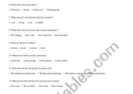 If you can answer 50 percent of these science trivia questions correctly, you may be a genius. Frankenweenie 1984 Quiz Esl Worksheet By Taocali