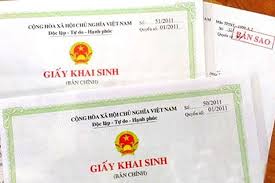 Thủ tục đăng ký khai sinh mới nhất
