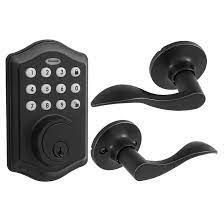 Furniture available exclusively at wayfair! Honeywell Exterior Portion Handleset Electronic Deadbolt Reviews Wayfair