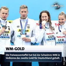 Auch großbritanniens olympiasieger adam peaty siegt schon wieder in topform. Ohne Weltmeister Florian Wellbrock Dafur Mit Rob Muffels Soren Meissner Sarah Kohler Und Lea Boy Holt Die Dsv Staffel Platz Sportschau Scoopnest