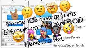 Android 11 comes with support for unicode 13's 62 new emojis. How To Install Iphone Ios System Font Helvetica Neue On Any Android Helvetica Neue Ios Emojis Youtube