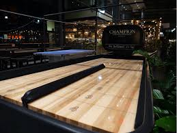 Ideally, our own trucks can deliver these to you locally. Shufl Meet The Bank Shot Shuffleboard A Compact Table Big On Fun