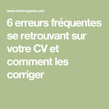 Epingle Sur Cv