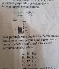 Jika garpu tala mempunyai frekuensi 320 hz, maka besarnya cepat rambat gelombang bunyi di udara pada saat terjadi resonansi pertama adalah. Rumus Cepat Rambat Bunyi Di Udara Pada Garpu Tala Masnurul