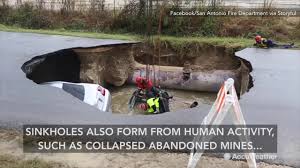 why sinkholes form under roads youtube
