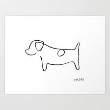 Abstract Black And White Animal Drawings Picasso Inspired Jack Russell Terrier Dog Line Drawing Simplicity Black And White I Love Jrt Abstract Dog Line Drawing Dog Drawing Simple Dog Line
