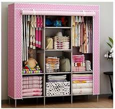 New Portable Bedroom Furniture Clothes Wardrobe Closet Storage Cabinet Armoires Portable Wardrobe Portable Closet Closet Storage Cabinets