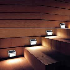 Waterproof Outdoor Decorative 3 Led Solar Garden Lights Courtyard Wall Lamp Colormix Solar Step Lights Solar Wall Lights Outdoor Solar Lights