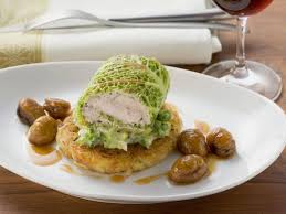 Fasanen Wirsing Wickel Mit Rosti Und Maroni Rezept Rezepte Lebensmittel Essen Wirsing