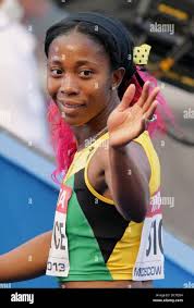 Shelly-Ann Fraser-Pryce during 100 meter for women at the Tokyo Olympics,  Tokyo Olympic stadium, Tokyo, Japan}. (Photo by Kim Price/CSM/Sipa USA  Stock Photo