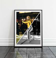 Kill Bill Print Uma Thurman Iconic Scene Movie Classic 2003 Vintage High  Quality Print