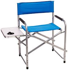 Texsport Steel Directors Chair With Side Table And Drink Holder Additional Details At The Pin Image Click It Campi Directors Chair Camping Chairs Chair
