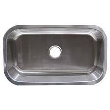 stainless steel undermount single bowl