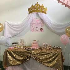 Diy princess crown wall decor. Glittery Gold Princess Crown Canopy Decor By Wake Up Sweet Pea Crown Wall Decor Dance Decorations Crown Canopy