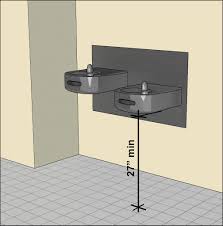 The extra deep basin minimizes splashing and features an integral drain. Chapter 6 Drinking Fountains