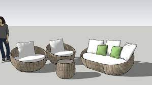 Akai Round Modern Outdoor Set Modern Outdoor Setting Outdoor Chair Set Outdoor Sofa Sets