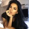 Pretty Girl With Black Hair And Blue Eyes