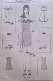 Desain baju batik modern casual. Sketsa Gambar Desain Baju Wanita Sobsketsa Contoh Sketsa Baju Gamis Dewasa Diary Hijaber
