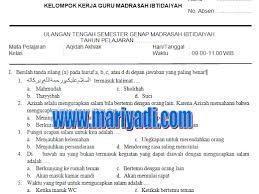 May 13, 2021 · download soal ulangan harian kelas 5 semester 2 lengkap sesuai dengan kurikulum 2013 revisi terbaru untuk tema 6 7 8 dan 9 yang mencakup setiap sub. Soal Pts Ski Kelas 1 2 3 4 5 6 Mi Semester 2 Kurikulum 2013 Kaskus