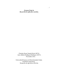 Libro gratis es una de las tiendas en línea favoritas para comprar entornos de desarrollo garceta pdf a precios mucho más bajos de lo que pagaría si compra en amazon y otros servicios. Doc Seq Chapter H R 1examen Final De Desarrollo De Aplicativos Moviles Jesus Alberto Rodriguez Rodriguez Academia Edu