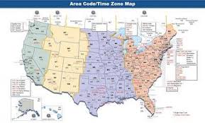 Time Zones Map Of Us Showing Est Cst Mst Pst Time