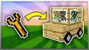 How To Build Your Own Car In Minecraft Youtube