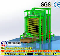Big Pressure Plywood Hot Press Machine with Oil Boiler ...