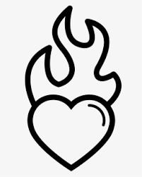 Maybe you would like to learn more about one of these? Heart Flame Flame Hd Png Download Kindpng
