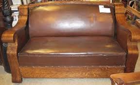Antique Hide A Bed Sofa Empire Mission Oak Style Hidden Bed Oak Sofa Antique Sofa