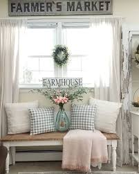 Adorable Farmhouse Bench Spring Living Room Decor Farmhouse Style Living Room Rustic Chic Living Room