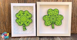 Download How To Make A Layered Shamrock Mandala With Print Then Cut Background Special Heart Studio Cut Files Crafts And Fun