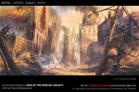 Goliath is an animated film sequel to the h.g. Artstation Environment Design For War Of The Worlds Goliath Studio Climb