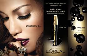Kenneth Willard L Oreal Paris Jennifer Lopez Vintage Cosmetics Makeup Poster Makeup Layout