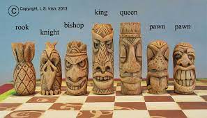 Check spelling or type a new query. Free Whittle Tiki Chess Set Carving Patterns And How To Project By Lora S Irish Lsirish Com
