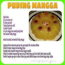 Puding Mangga Recipes Food Desserts