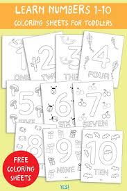 To prepare the number puzzles, just print the one{s} you'd like onto cardstock {regular paper may be too flimsy} and cut out the puzzle pieces. 1 10 Printable Numbers Coloring Pages Yes We Made This Printable Numbers Numbers For Kids Learning Printables