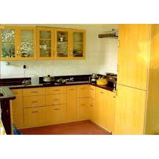 Compare low costs per material: Mdf Brown Sintex Modern Pvc Kitchen Cabinet Rs 330 Square Feet Sintex Pvc Interiors Id 13130001330