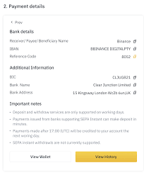 When your bitcoin appears in your exchange account, navigate to … How To Deposit Fiat Currencies Via A Sepa Bank Transfer Binance Support