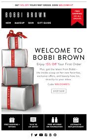 Bobbi Brown Welcome Email Subject Line 15 Off First Order Pick 5 Minis If You Shop By Tomorrow Welcome Emails Bobbi Brown Skin Makeup