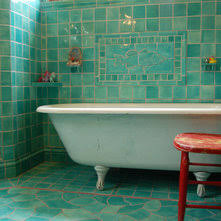 Obviously, the romantic style copper bathtub serves as the focal of the entire bathroom. Mexican Spanish Style Bathroom Ideas An Ideabook By Alisa
