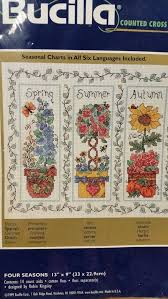 Themes include animal, landscape, flower, portrait, and more. Four Seasons Barn Cross Stitch Chart Arts Crafts Sewing Kolhergroup Cross Stitch