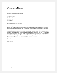 Sample letter to supplier for supply of damaged goods and poor quality items on site. 10 Notification Letters To Supplier For Various Reasons Word Excel Templates