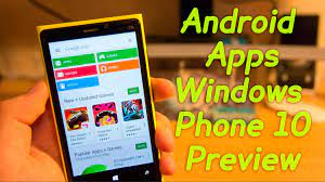 How To Install Android Apps On Windows Phone 10 Preview Easy Guide Windows Phone Install Android Android Apps