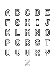 Master the art of the coloring and maybe. Simple Alphabet 12 Alphabet Coloring Pages For Kids To Print Color