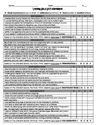 Start studying study skills checklist. Students Assess Their Achievement In Each Of The Six Learning Skills They Use The Checklist To Ch Assessment Checklist Skills To Learn Student Self Assessment