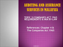 We did not find results for: Topic 3 Companies Act 1965 Requirements Amp Mia By Law