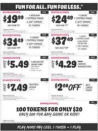 Pinned August 2nd Pizza Drinks 35 Tokens For 20 Bucks And More At Chuck E Cheese Coupon Via The Coup Printable Coupons Kfc Coupons Free Printable Coupons