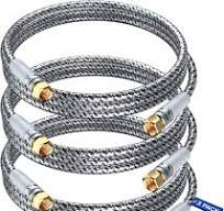 Amazon.com: Maximm Coaxial Cable 3 Feet, 3 Pack, Durable ...