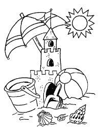 Kleurplaat Vakantie Kleurplaten Zandkastelen Maken 6457 Zomer Kleurplaten Gratis Kleurplaten Kleurboek